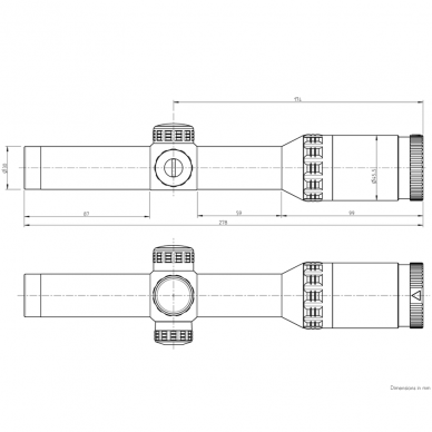 Optinis taikiklis KAHLES HELIA 1-5x24i 4-DH 8