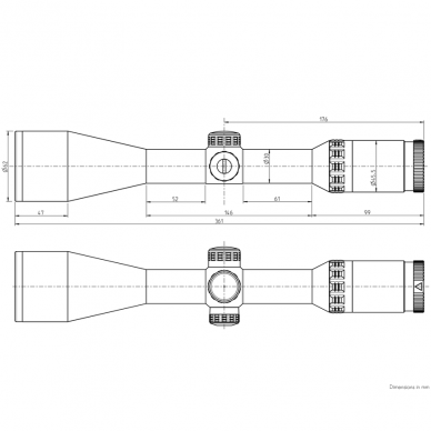 Optinis taikiklis KAHLES Helia 2,4-12x56i 4-Dot 4