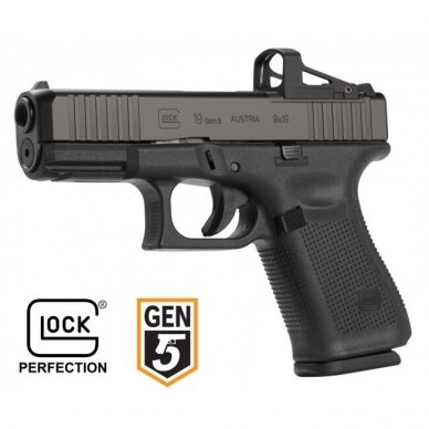 Pistoletas Glock 19 Gen5 MOS FS, 9x19 3