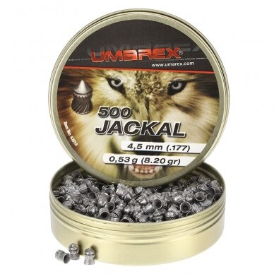 Pneumatiniai šoviniai Umarex Jackal 4,5 mm (500 vnt.) 1